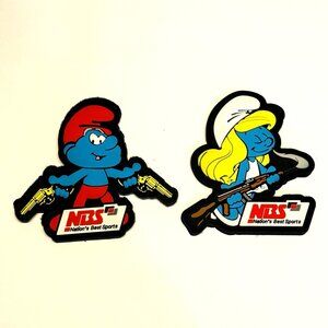 Nation's Best Sports NBS 2 Smurf Patch Set Boy Girl PVC Shot Show 2025